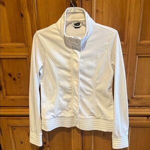 Vintage Oakley Fleece Lined White Jacket - Size S/P